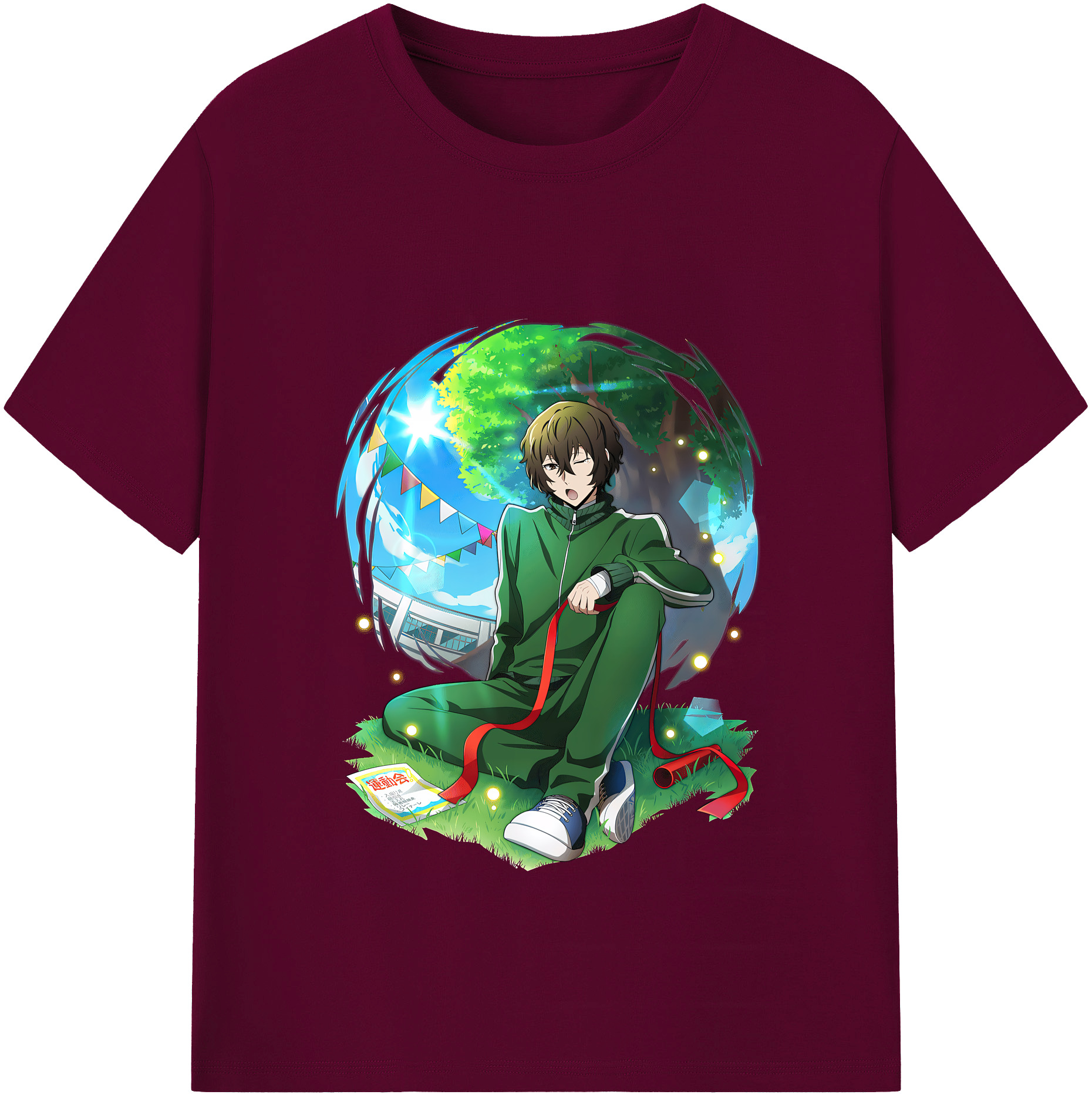 （画像用） 文豪ストレイドッグス Bungo Stray Dogs レディースカジュアルプリントTシャツ（綿100％）